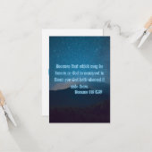 Romans 1:19 KJV Bijbelverse Pic Flat Wenskaart Kaart (Voorkant / Achterkant in situ)