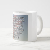 Romans 4:23–25 WEBU Mug Grote Koffiekop (Voorkant rechts)