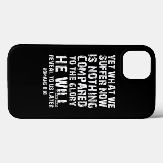 Romans 818 Christelijke Bijbelversie Case-Mate iPhone Case (Achterkant (horizontaal))