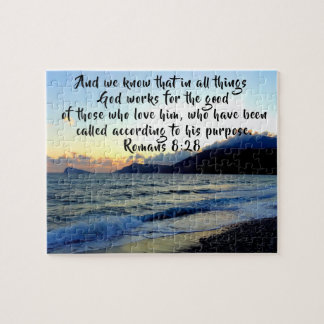 Romans 8:28 Aangepaste Bijbelversie Legpuzzel