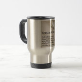 Romans 8:28 Bible Verse Travel Mug Reisbeker (Voorkant links)