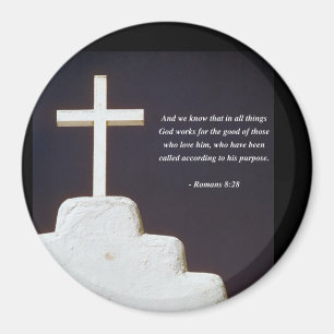 ROMANS 8:28 Bijbelversie Magneet
