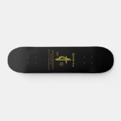 Romans 8:28 christelijke merchandise persoonlijk skateboard (Horizontaal)