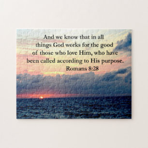 ROMANS 8:28 FAITH LEGPUZZEL