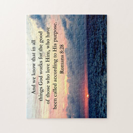 ROMANS 8:28 FAITH LEGPUZZEL (Verticaal)