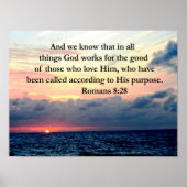 ROMANS 8:28 FAITH POSTER (Voorkant)