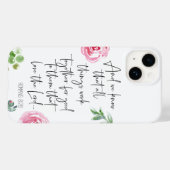 Romans 8:28 KJV iPhone14 hoesje (Achterkant (horizontaal))