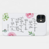 Romans 8:28 KJV iPhone 11 hoesje (Achterkant (horizontaal))