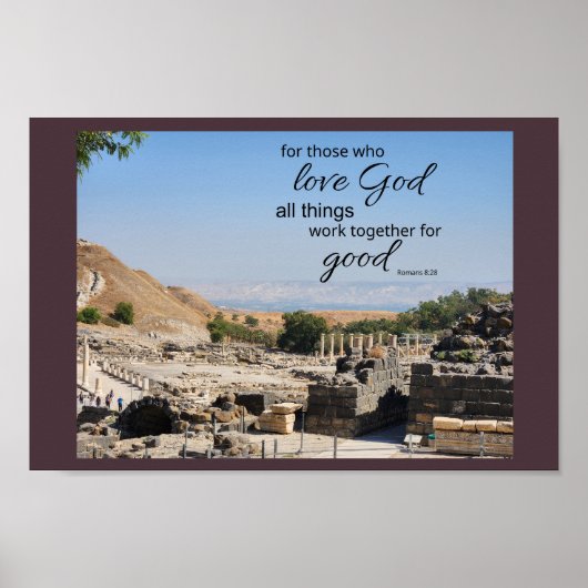 Romans 8:28 Poster (Voorkant)