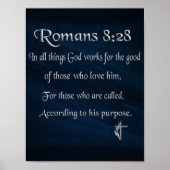 romans 8:28 poster (Voorkant)