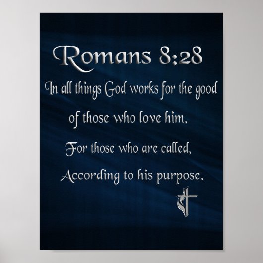 romans 8:28 poster (Voorkant)