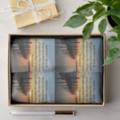 ROMANS 8:28 SUNSET FOTO-ONTWERP TISSUEPAPIER (Geschenk)