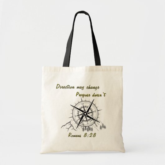 Romans 8:28 tote bag (Voorkant)