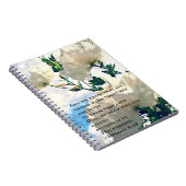 Romans 8:28-witte, ventilatorlaptop notitieboek (Rechterzijde)