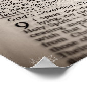 Romans 8:38-39 Afdruk Poster (Hoek)