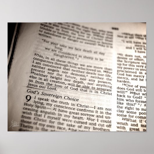 Romans 8:38-39 Afdruk Poster (Voorkant)