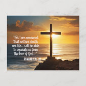 Romans 8:38–39 Scripture Postcard Briefkaart (Voorkant)