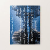 Romans Bijbelversie 8:28 Legpuzzel (Verticaal)