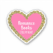 Romans Boeken Stole My Hart Sticker (Voorkant)