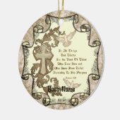 Romans Eight 28 christian ornament  (Links)