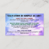 Romans Road Gospel ABC Christelijke Bijbel KJV Visitekaartje (Voorkant)