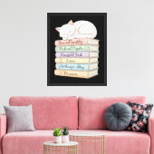 Romans van Jane Austen IX Canvas Afdruk (Insitu (Woonkamer))