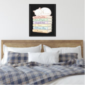 Romans van Jane Austen IX Canvas Afdruk (Insitu (Slaapkamer))