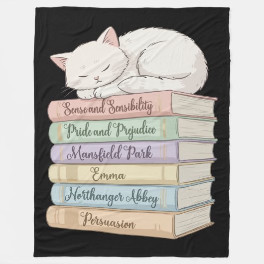 Romans van Jane Austen IX Fleece Deken (Voorkant)