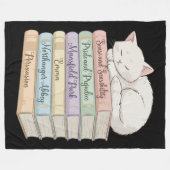 Romans van Jane Austen IX Fleece Deken (Voorkant (Horizontaal))