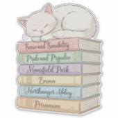 Romans van Jane Austen IX Sticker (Voorkant)