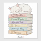 Romans van Jane Austen IX Sticker (Vel)