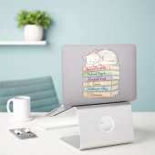 Romans van Jane Austen IX Sticker (Laptop op bureau)