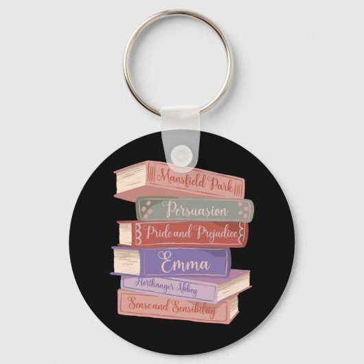 Romans van Jane Austen V Sleutelhanger (Voorkant)