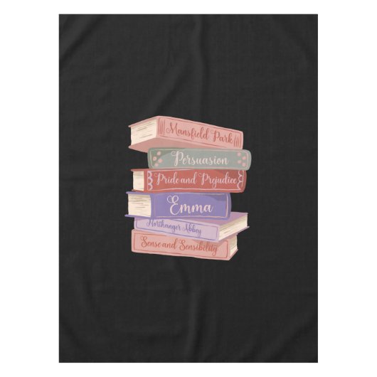 Romans van Jane Austen V Tafelkleed (Voorkant)