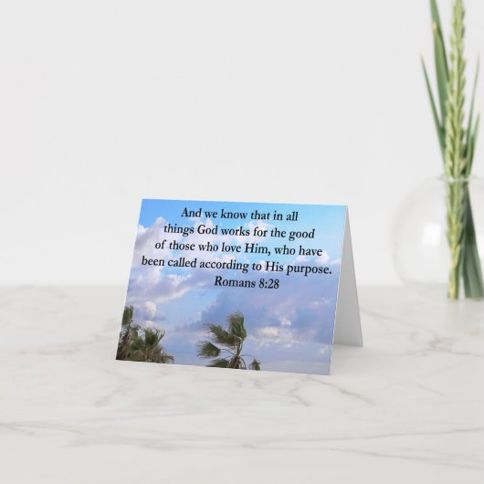 ROMANS VOOR INSPIRERING 8:28 KAART (Voorkant)