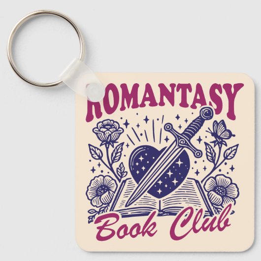 Romantasy boekenclub sleutelhanger (Voorkant)