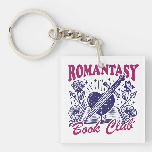 Romantasy boekenclub  sleutelhanger (Voorkant)