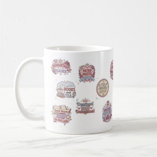 Romantasy Boeklezers Koffiemok (Links)