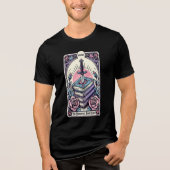 Romantasy Book Club Pastel Tarot Kaart Vrouwen Tri-Blend Shirt (Voorkant)