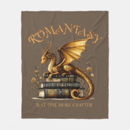 Romantasy Dragon Books Nog een hoofdstuk Fleece Deken