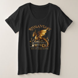 Romantasy Dragon Books Nog een hoofdstuk Grote Maat T-shirt