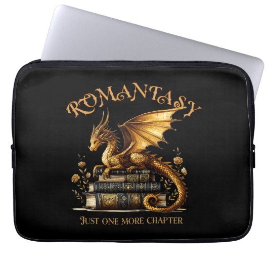 Romantasy Dragon Books Nog een hoofdstuk Laptop Sleeve (Voorkant)