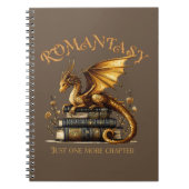 Romantasy Dragon Books Nog een hoofdstuk Notitieboek (Voorkant)