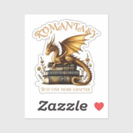 Romantasy Dragon Books Nog een hoofdstuk Sticker