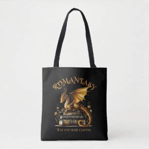 Romantasy Dragon Books Nog een hoofdstuk Tote Bag