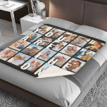 Romantic 20 Photo Collage U bent de One Black Sherpa Deken<br><div class="desc">Romantic fotodeken voor je partner - perfect voor een huwelijkshuwelijkscadeau, verloving, prop... Het ontwerp kenmerkt overmaatse druk die "u bent"leest, die als bekleding op uw afbeeldingen wordt getoond. Het fotomalplaatje is opstelling voor u om 20 van uw favoriete foto's toe te voegen, die allen in verticaal portretformaat worden getoond. Deze...</div>