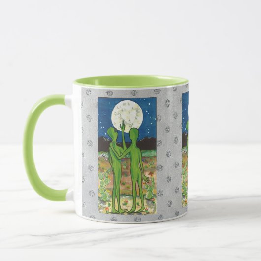 Romantic Aliens UFO Roswell Designer Humoureuze Mo Mok (Links)