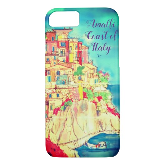 Romantic Amalfi Coast of Italy zaak Case-Mate iPhone Case (Achterkant)