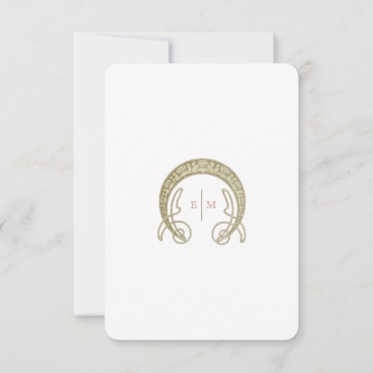 Romantic Amaryllis Info Nieuwe Weddenschap Kaart (Achterkant)