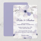 Romantic Anemones Kaart (Voorkant / Achterkant)